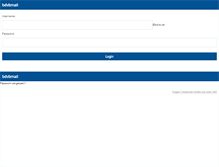 Tablet Screenshot of mail.bdvb.de